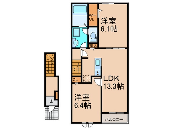 仮）アヴァンザーレの物件間取画像